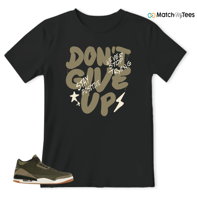 NIKE AIR JORDAN 3 RETRO FAMILY AFFAIR SNEAKER Matching Tees t-shirt
