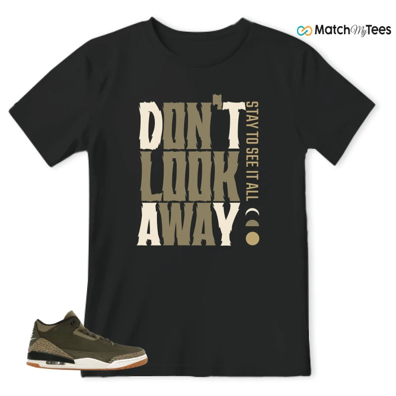 NIKE AIR JORDAN 3 RETRO FAMILY AFFAIR SNEAKER Matching Tees t-shirt