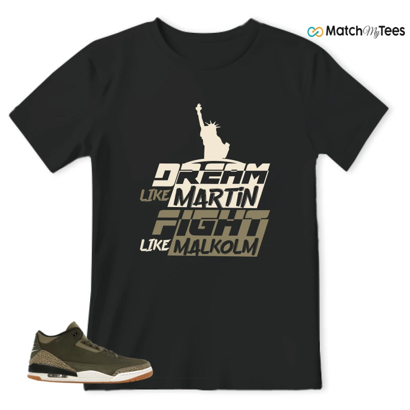 NIKE AIR JORDAN 3 RETRO FAMILY AFFAIR SNEAKER Matching Tees t-shirt