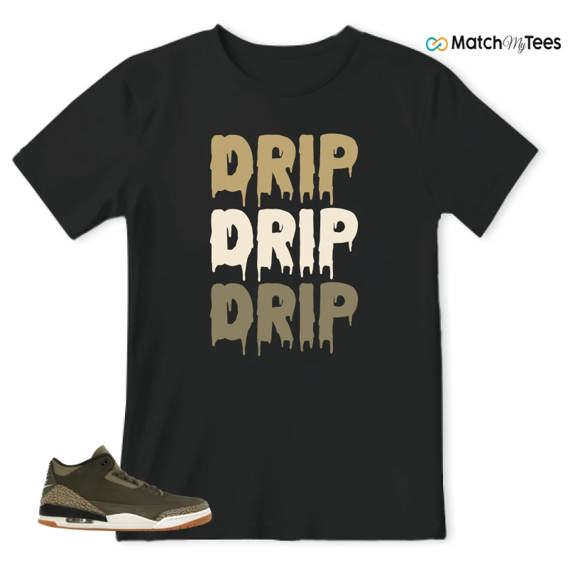 NIKE AIR JORDAN 3 RETRO FAMILY AFFAIR SNEAKER Matching Tees t-shirt