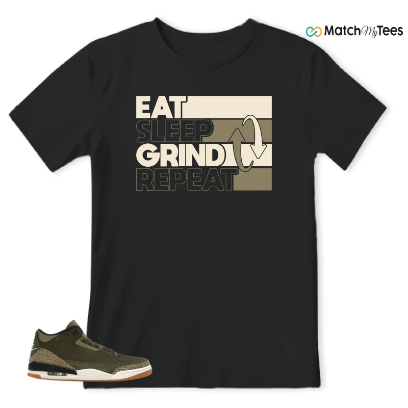 NIKE AIR JORDAN 3 RETRO FAMILY AFFAIR SNEAKER Matching Tees t-shirt