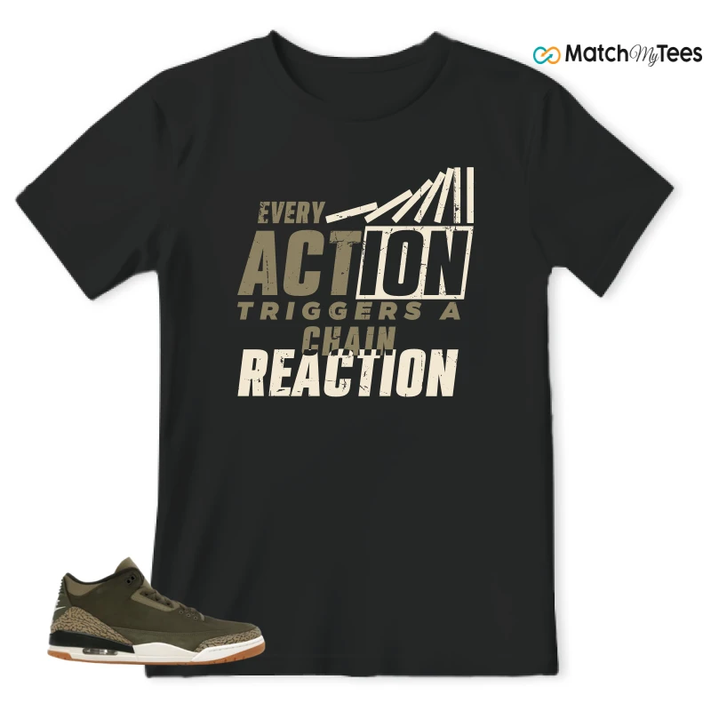 NIKE AIR JORDAN 3 RETRO FAMILY AFFAIR SNEAKER Matching Tees t-shirt