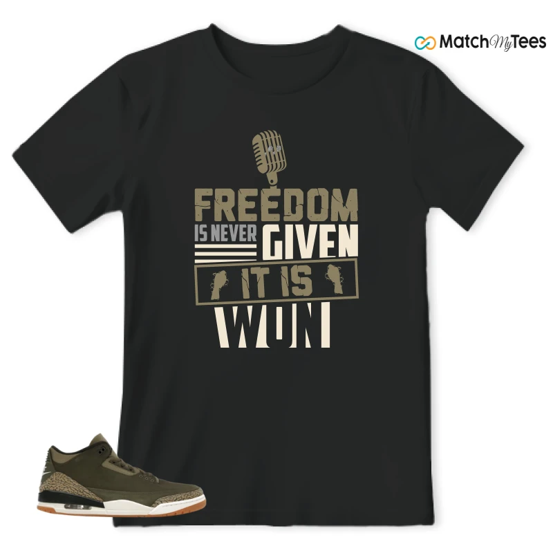 NIKE AIR JORDAN 3 RETRO FAMILY AFFAIR SNEAKER Matching Tees t-shirt