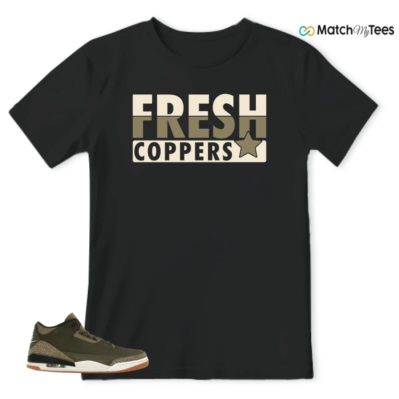 NIKE AIR JORDAN 3 RETRO FAMILY AFFAIR SNEAKER Matching Tees t-shirt