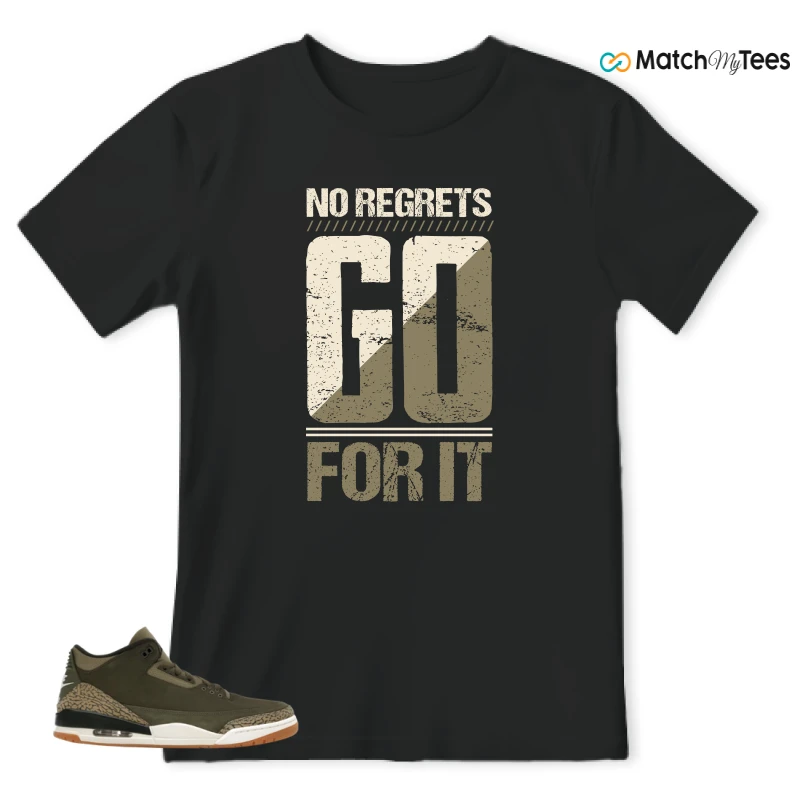 NIKE AIR JORDAN 3 RETRO FAMILY AFFAIR SNEAKER Matching Tees t-shirt