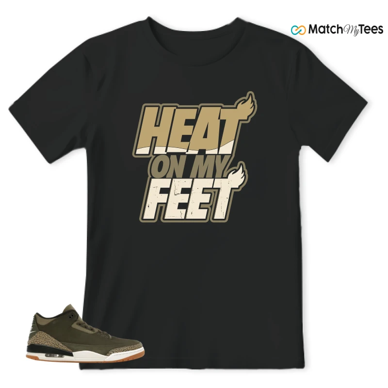 NIKE AIR JORDAN 3 RETRO FAMILY AFFAIR SNEAKER Matching Tees t-shirt