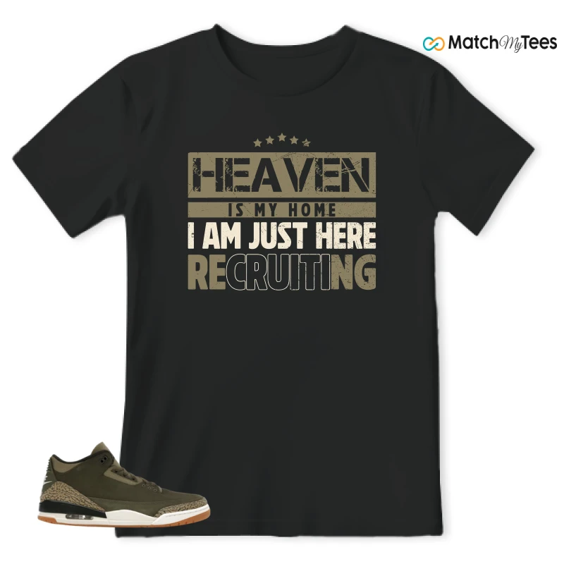 NIKE AIR JORDAN 3 RETRO FAMILY AFFAIR SNEAKER Matching Tees t-shirt