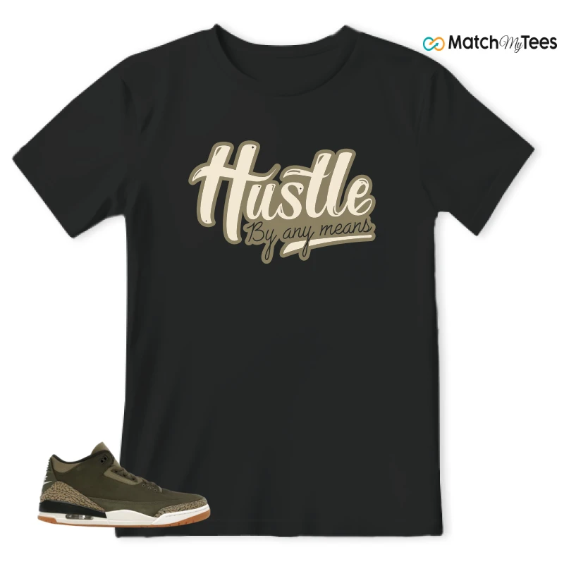 NIKE AIR JORDAN 3 RETRO FAMILY AFFAIR SNEAKER Matching Tees t-shirt