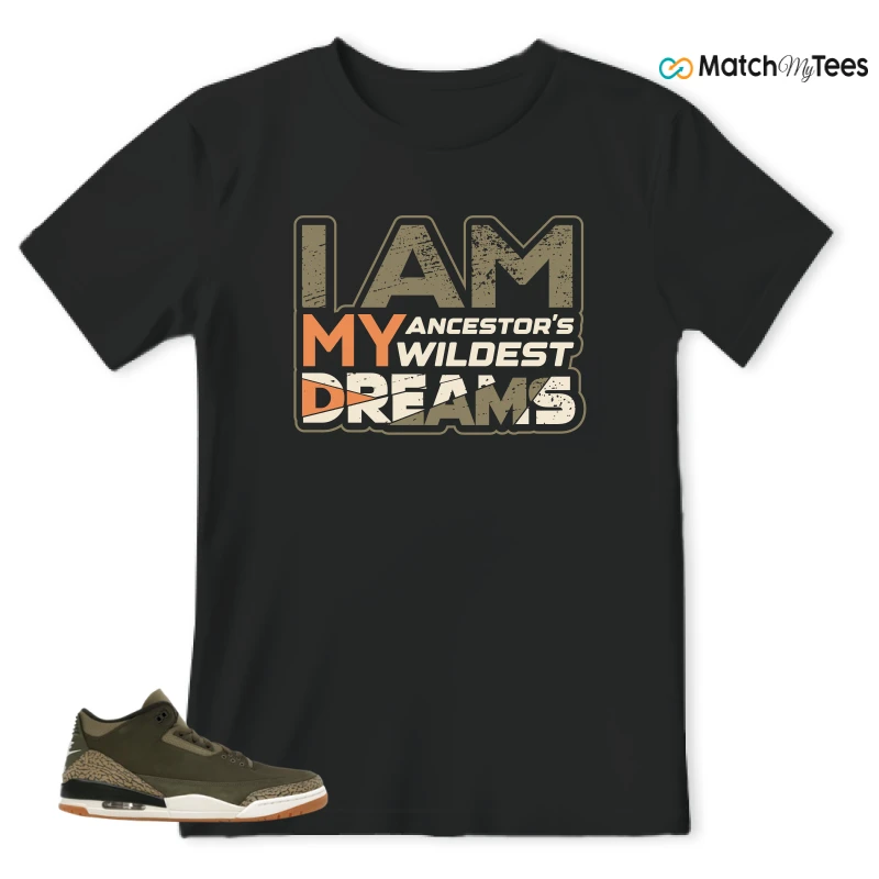 NIKE AIR JORDAN 3 RETRO FAMILY AFFAIR SNEAKER Matching Tees t-shirt