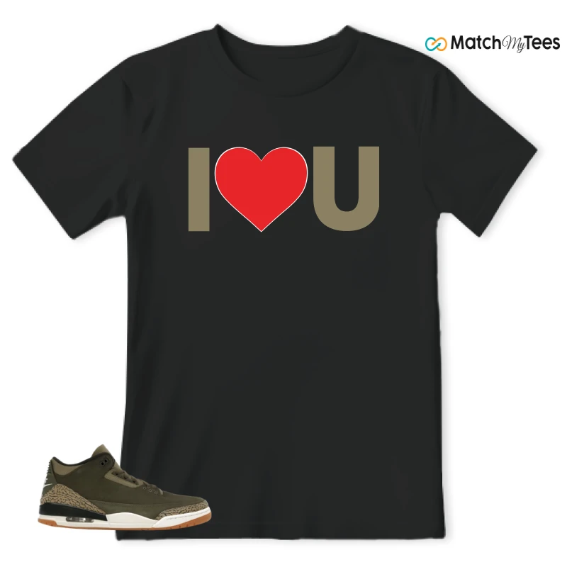 NIKE AIR JORDAN 3 RETRO FAMILY AFFAIR SNEAKER Matching Tees t-shirt