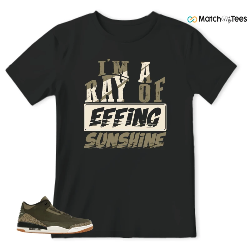 NIKE AIR JORDAN 3 RETRO FAMILY AFFAIR SNEAKER Matching Tees t-shirt