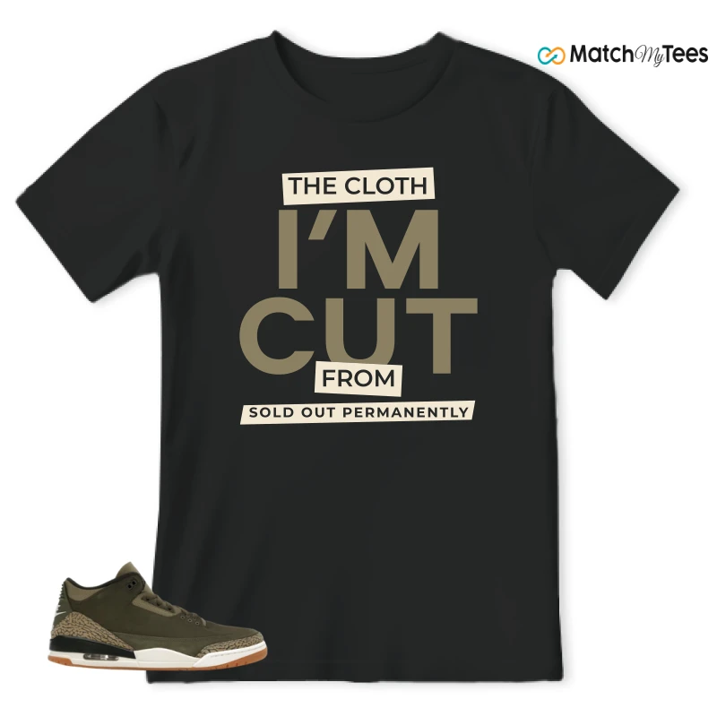 NIKE AIR JORDAN 3 RETRO FAMILY AFFAIR SNEAKER Matching Tees t-shirt