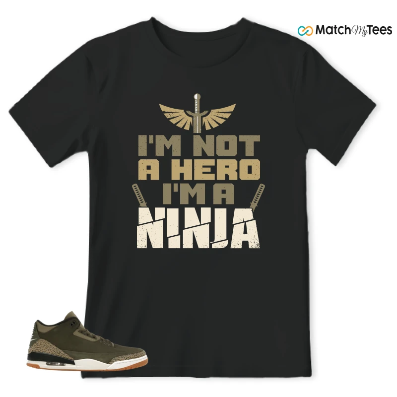 NIKE AIR JORDAN 3 RETRO FAMILY AFFAIR SNEAKER Matching Tees t-shirt