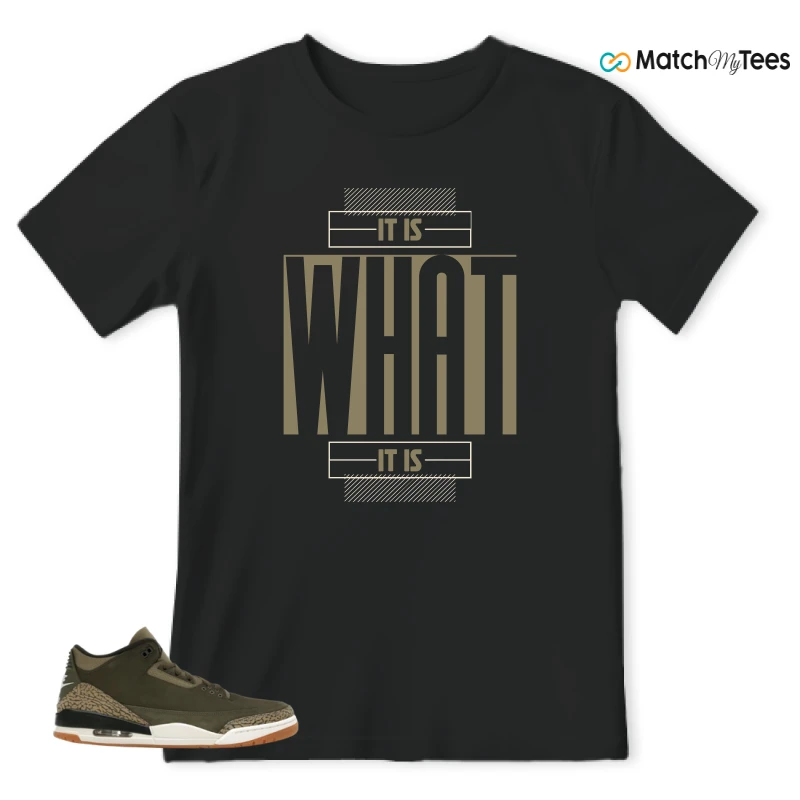 NIKE AIR JORDAN 3 RETRO FAMILY AFFAIR SNEAKER Matching Tees t-shirt