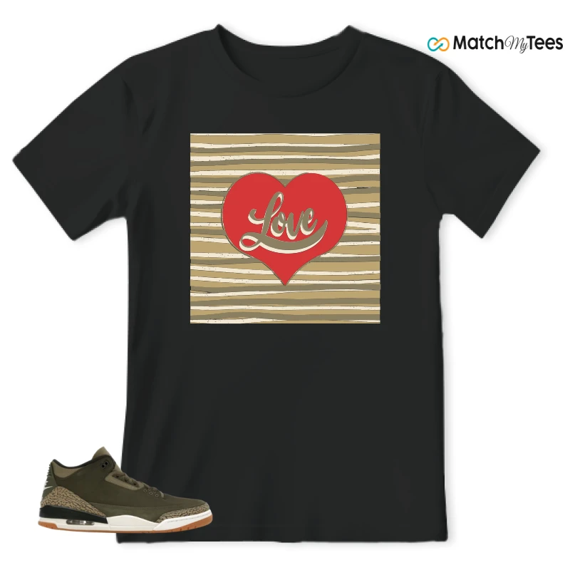 NIKE AIR JORDAN 3 RETRO FAMILY AFFAIR SNEAKER Matching Tees t-shirt