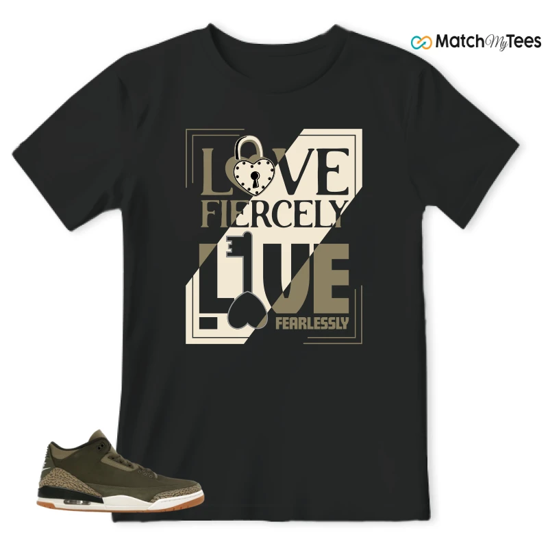 NIKE AIR JORDAN 3 RETRO FAMILY AFFAIR SNEAKER Matching Tees t-shirt