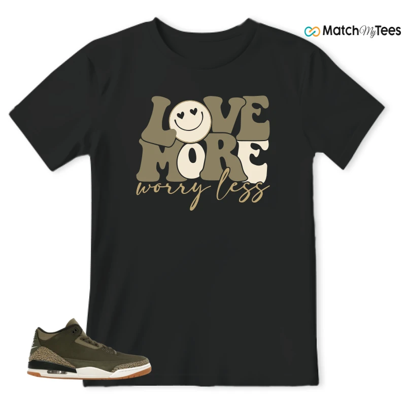 NIKE AIR JORDAN 3 RETRO FAMILY AFFAIR SNEAKER Matching Tees t-shirt