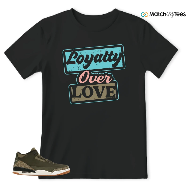 NIKE AIR JORDAN 3 RETRO FAMILY AFFAIR SNEAKER Matching Tees t-shirt