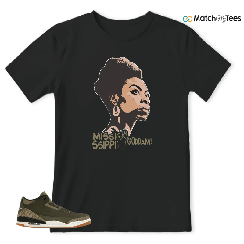 NIKE AIR JORDAN 3 RETRO FAMILY AFFAIR SNEAKER Matching Tees t-shirt