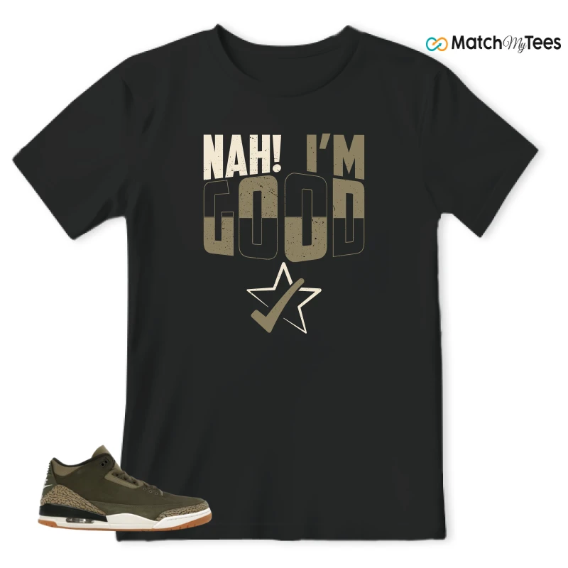 NIKE AIR JORDAN 3 RETRO FAMILY AFFAIR SNEAKER Matching Tees t-shirt