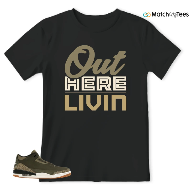 NIKE AIR JORDAN 3 RETRO FAMILY AFFAIR SNEAKER Matching Tees t-shirt