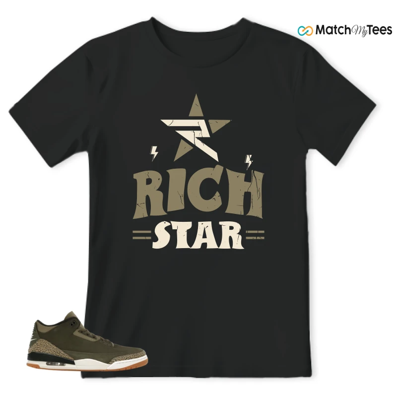 NIKE AIR JORDAN 3 RETRO FAMILY AFFAIR SNEAKER Matching Tees t-shirt
