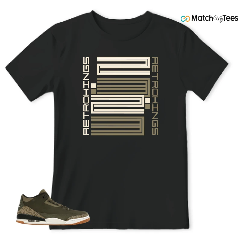 NIKE AIR JORDAN 3 RETRO FAMILY AFFAIR SNEAKER Matching Tees t-shirt