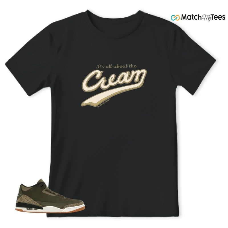 NIKE AIR JORDAN 3 RETRO FAMILY AFFAIR SNEAKER Matching Tees t-shirt