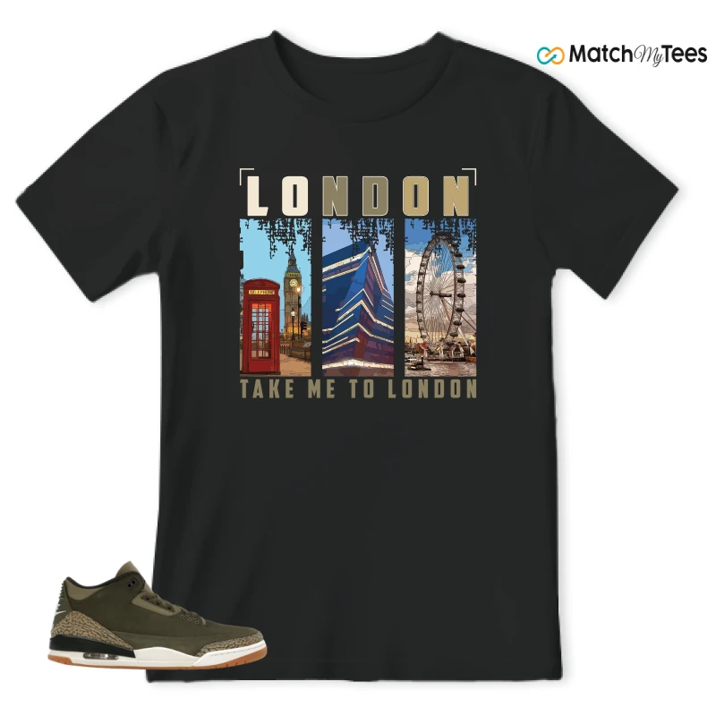 NIKE AIR JORDAN 3 RETRO FAMILY AFFAIR SNEAKER Matching Tees t-shirt