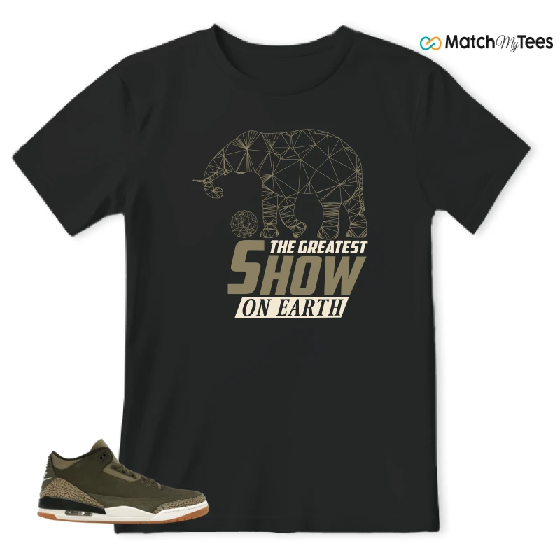 NIKE AIR JORDAN 3 RETRO FAMILY AFFAIR SNEAKER Matching Tees t-shirt