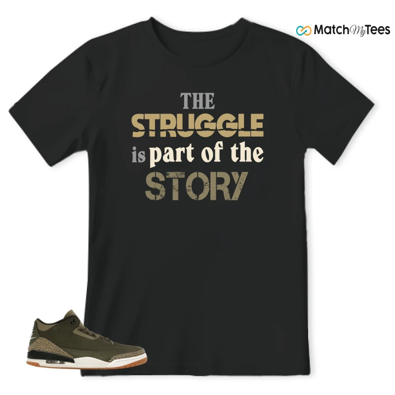 NIKE AIR JORDAN 3 RETRO FAMILY AFFAIR SNEAKER Matching Tees t-shirt