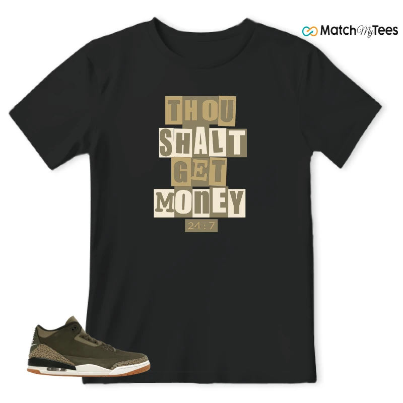 NIKE AIR JORDAN 3 RETRO FAMILY AFFAIR SNEAKER Matching Tees t-shirt