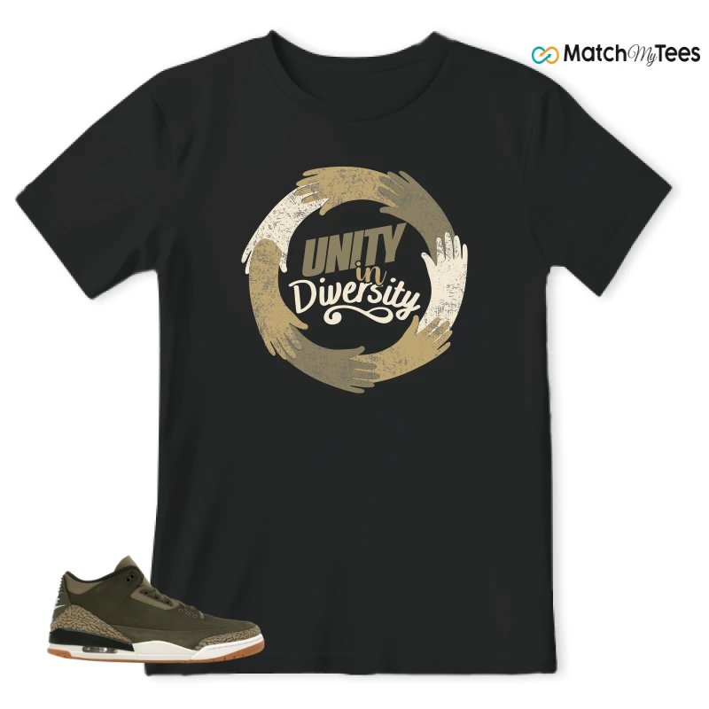 NIKE AIR JORDAN 3 RETRO FAMILY AFFAIR SNEAKER Matching Tees t-shirt