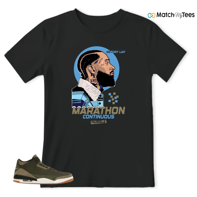 NIKE AIR JORDAN 3 RETRO FAMILY AFFAIR SNEAKER Matching Tees t-shirt
