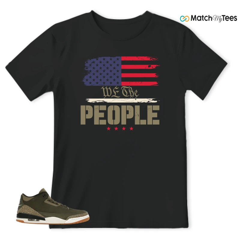 NIKE AIR JORDAN 3 RETRO FAMILY AFFAIR SNEAKER Matching Tees t-shirt