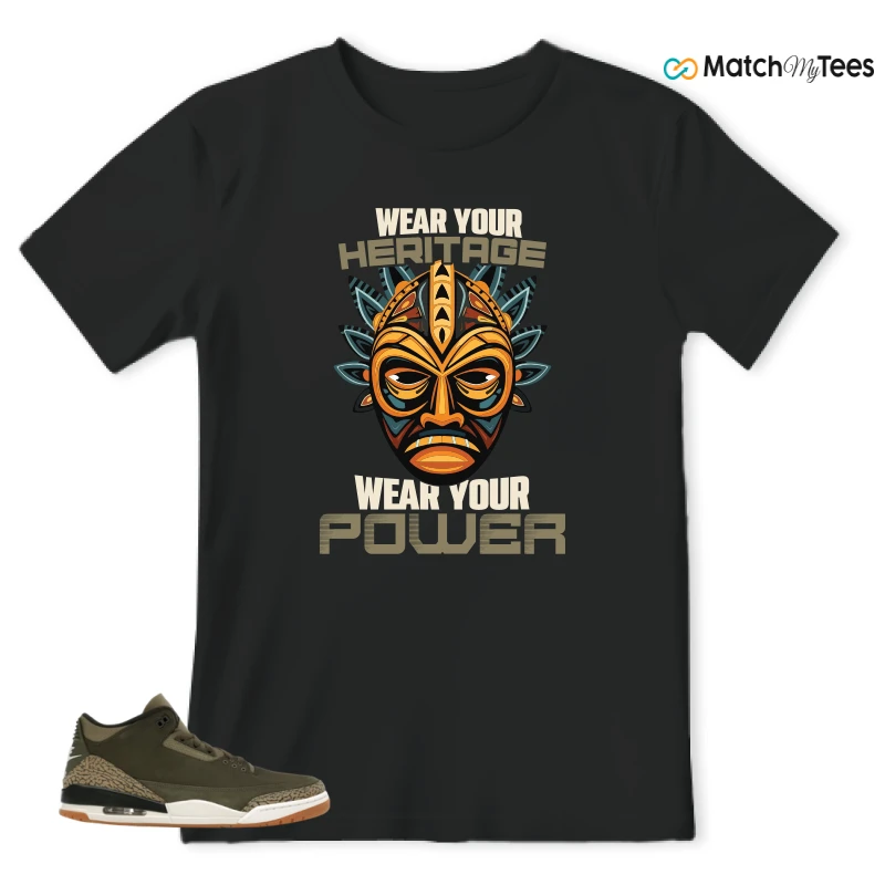 NIKE AIR JORDAN 3 RETRO FAMILY AFFAIR SNEAKER Matching Tees t-shirt