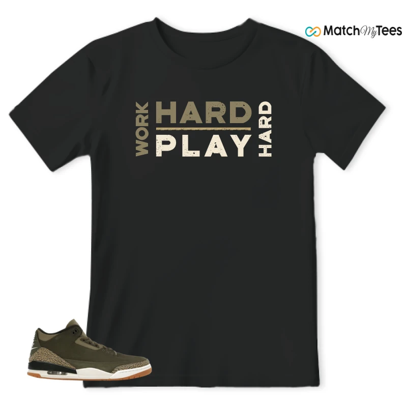 NIKE AIR JORDAN 3 RETRO FAMILY AFFAIR SNEAKER Matching Tees t-shirt