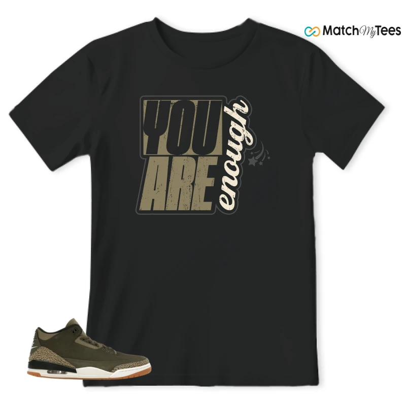 NIKE AIR JORDAN 3 RETRO FAMILY AFFAIR SNEAKER Matching Tees t-shirt
