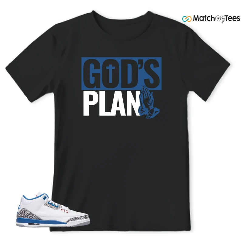 God's Plan Black matching T-shirt T-shirt
