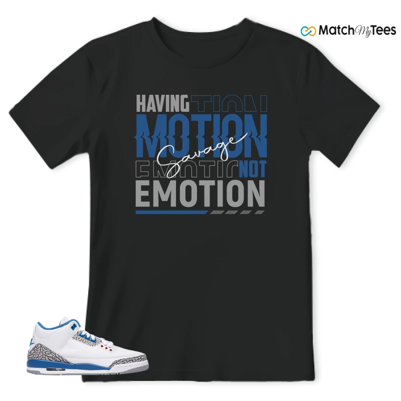 NIKE AIR JORDAN 3 RETRO TRUE BLUE 2026 GRADE SCHOOL SNEAKER Matching Tees t-shirt