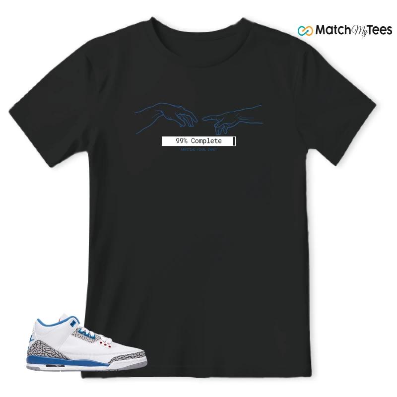 NIKE AIR JORDAN 3 RETRO TRUE BLUE 2026 GRADE SCHOOL SNEAKER Matching Tees t-shirt