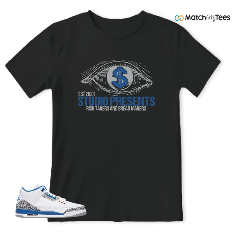 NIKE AIR JORDAN 3 RETRO TRUE BLUE 2026 GRADE SCHOOL SNEAKER Matching Tees t-shirt