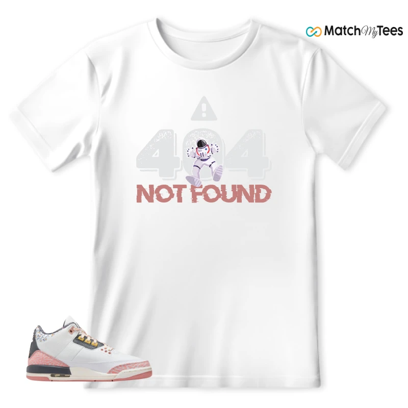 NIKE AIR JORDAN 3 GS RED STARDUST SNEAKER Matching Tees t-shirt
