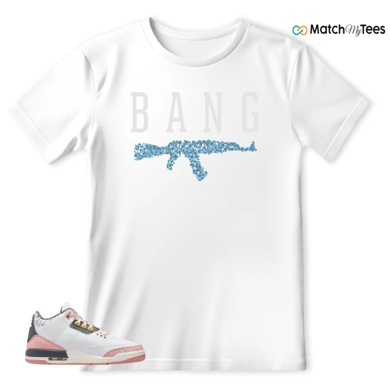 NIKE AIR JORDAN 3 GS RED STARDUST SNEAKER Matching Tees t-shirt