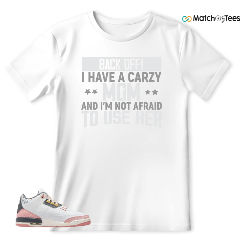 NIKE AIR JORDAN 3 GS RED STARDUST SNEAKER Matching Tees t-shirt