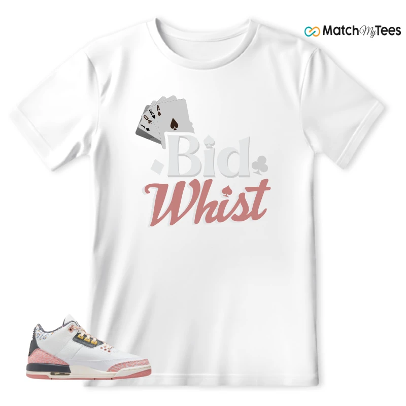 NIKE AIR JORDAN 3 GS RED STARDUST SNEAKER Matching Tees t-shirt