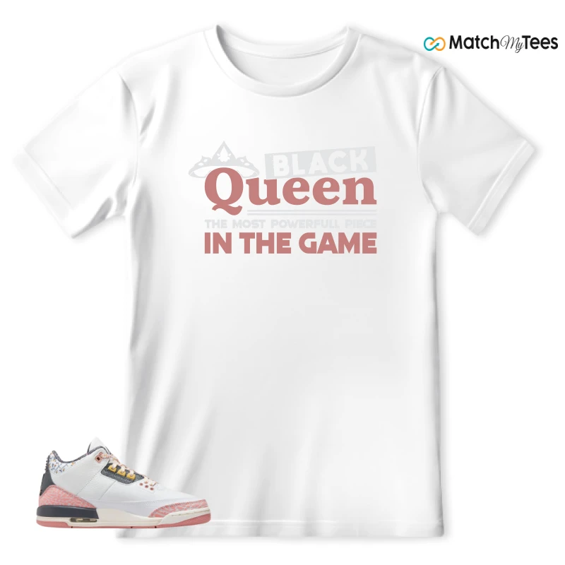 NIKE AIR JORDAN 3 GS RED STARDUST SNEAKER Matching Tees t-shirt