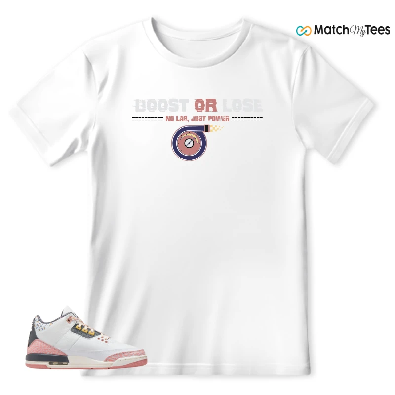 NIKE AIR JORDAN 3 GS RED STARDUST SNEAKER Matching Tees t-shirt