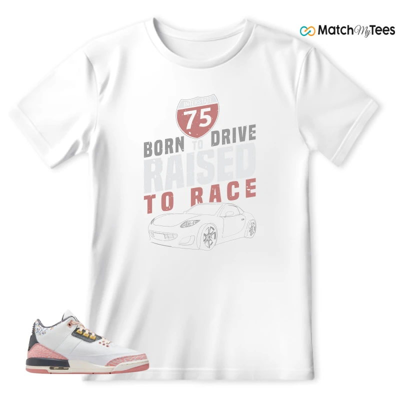 NIKE AIR JORDAN 3 GS RED STARDUST SNEAKER Matching Tees t-shirt
