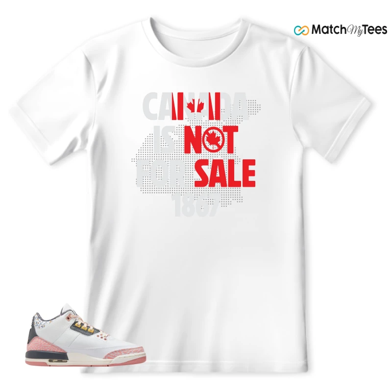 NIKE AIR JORDAN 3 GS RED STARDUST SNEAKER Matching Tees t-shirt